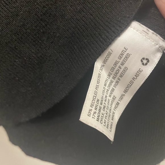 A new day basic knit black stretch tank - Picture 3 of 3